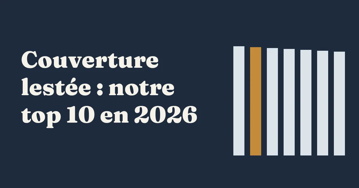 Couverture lestée
